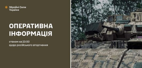 Оперативна інформація станом на 23.00 03.06.2024 щодо російського вторгнення