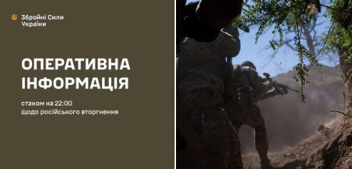 Оперативна інформація станом на 22.00 12.06.2024 щодо російського вторгнення