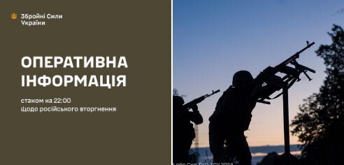 Оперативна інформація станом на 22.00 15.07.2024 щодо російського вторгнення