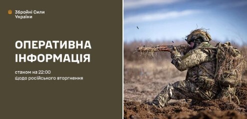 Оперативна інформація станом на 22.00 21.07.2024 щодо російського вторгнення