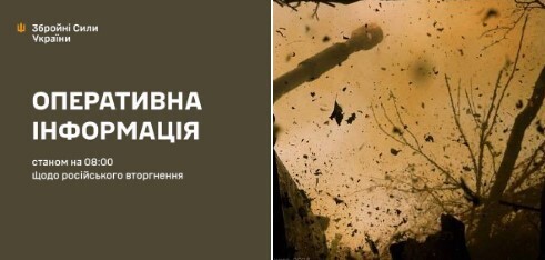 Оперативна інформація станом на 08.00 28.07.2024 щодо російського вторгнення