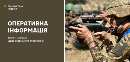 Оперативна інформація станом на 08.00 07.08.2024 щодо російського вторгнення