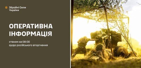 Оперативна інформація станом на 08.00 04.09.2024 щодо російського вторгнення