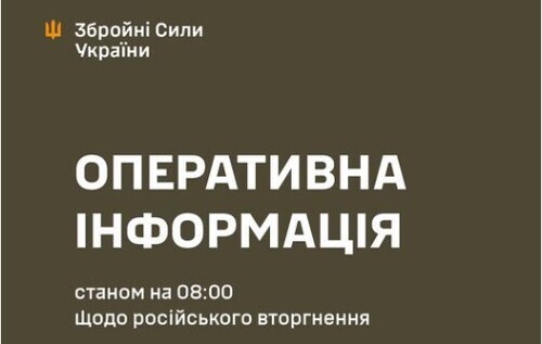 Оперативна інформація станом на 08.00 07.09.2024 щодо російського вторгнення