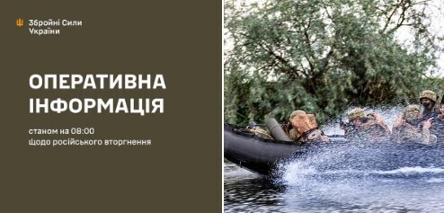 Оперативна інформація станом на 08.00 18.09.2024 щодо російського вторгнення