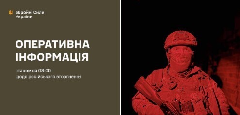 Оперативна інформація станом на 08.00 25.09.2024 щодо російського вторгнення  