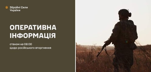 Оперативна інформація станом на 08.00 09.10.2024 щодо російського вторгнення