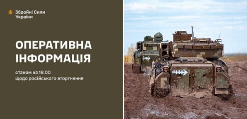 Оперативна інформація станом на 16.00 12.10.2024 щодо російського вторгнення