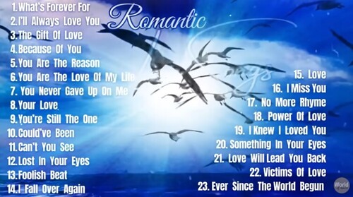 ROMANTIC LOVE SONGS 80's 90's