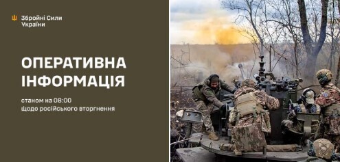 Оперативна інформація станом на 08.00 04.11.2024 щодо російського вторгнення  