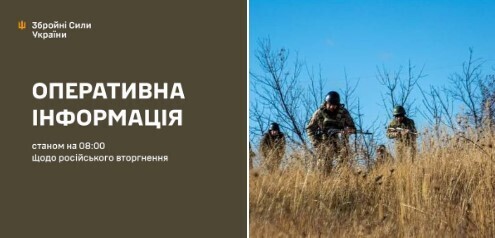 Оперативна інформація станом на 08.00 07.11.2024 щодо російського вторгнення