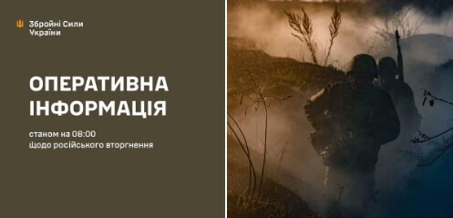 Оперативна інформація станом на 08.00 08.11.2024 щодо російського вторгнення