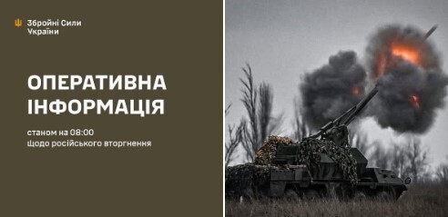 Оперативна інформація станом на 08.00 04.12.2024 щодо російського вторгнення