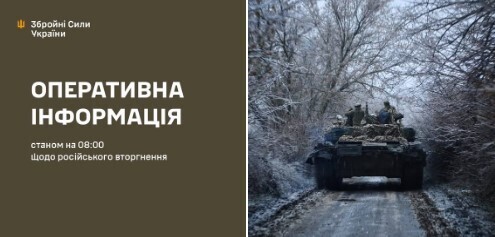 Оперативна інформація станом на 08.00 08.12.2024 щодо російського вторгнення