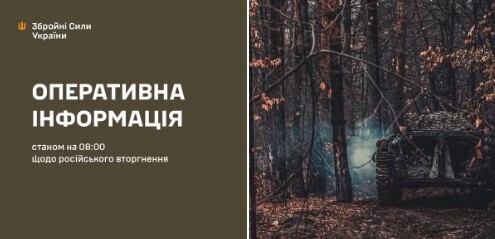 Оперативна інформація станом на 08.00 11.12.2024 щодо російського вторгнення