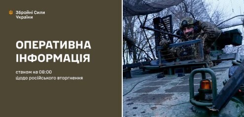 Оперативна інформація станом на 08.00 24.12.2024 щодо російського вторгнення  