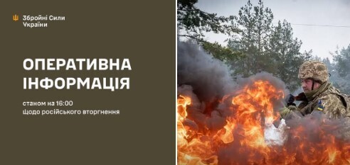 Оперативна інформація станом на 16.00 03.01.2025 щодо російського вторгнення