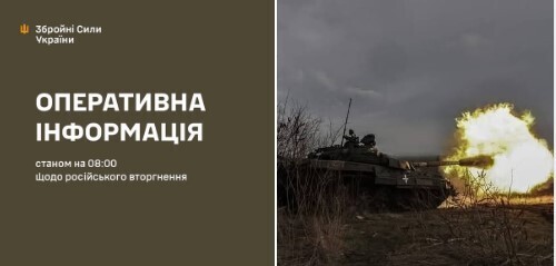 Оперативна інформація станом на 08.00 26.01.2025 щодо російського вторгнення  