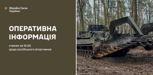 Оперативна інформація станом на 16.00 04.02.2025 щодо російського вторгнення