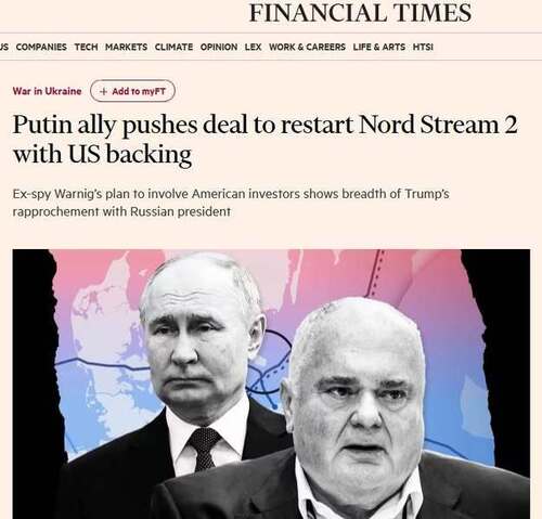 "Соратник Путіна проштовхує угоду про перезапуск «Північного потоку-2» за підтримки США" - Юрій Ніколов