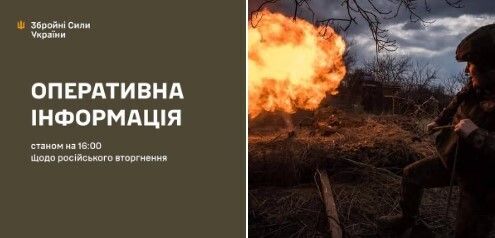 Оперативна інформація станом на 16:00 18.06.2025 щодо російського вторгнення