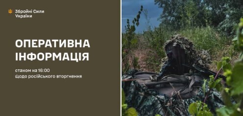 Оперативна інформація станом на 16:00 16.09.2025 щодо російського вторгнення