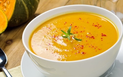 Маміни секрети "Гарбузовий суп з плавленим сиром"