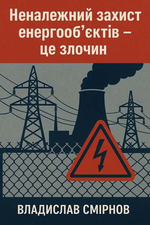"Неналежний захист енергооб’єктів – це злочин" - Владислав Смірнов
