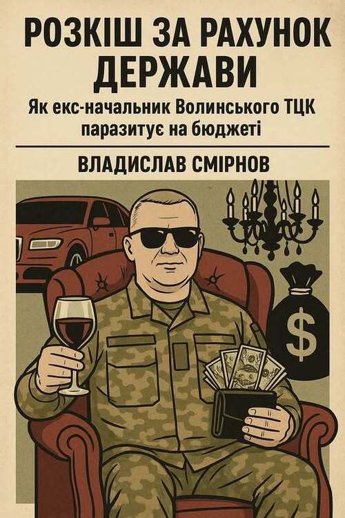 "«Розкіш за рахунок держави»: Як екс-начальник Волинського ТЦК паразитує на бюджеті" - Владислав Смірнов