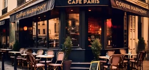 Paris Cafe Shop Ambience