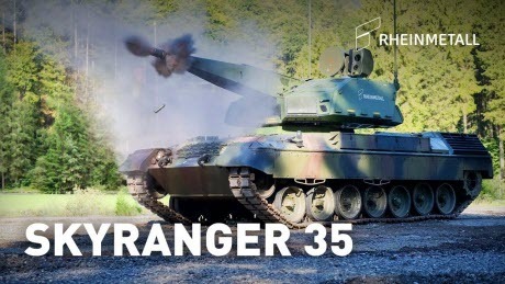 Німеччина передає Україні новітні мобільні системи ППО Skyranger 35