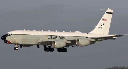 Літак-розвідник Boeing RC-135U Combat Sent розпочав патрулювання над Чорним морем