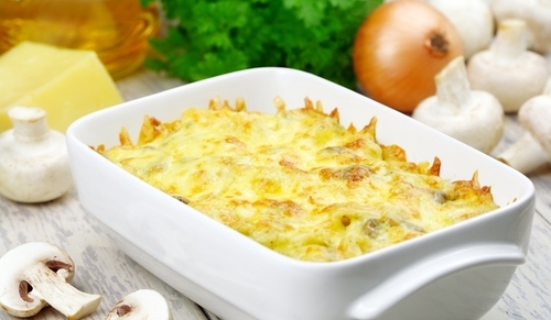 Маміни секрети "Картопляна запіканка з грибами"