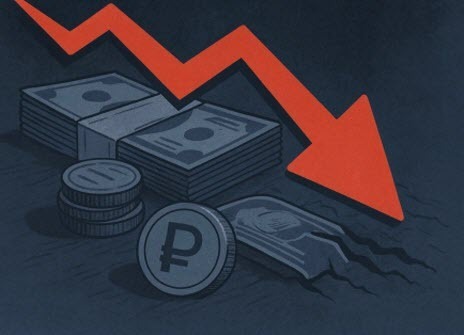 російська економіка опинилася на межі рецесії