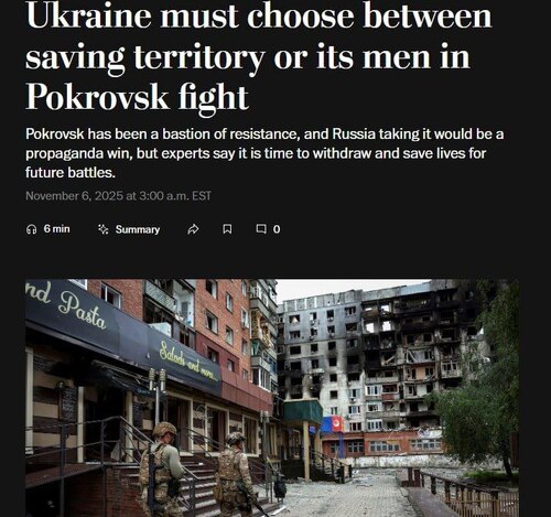 Контроль Росії над Покровськом відкриває шлях у напрямку Дніпропетровської та Запорізької областей, які гірше захищені, - WSJ