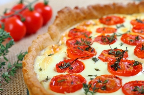 Маміни секрети "Пиріг з томатами і гірчицею"