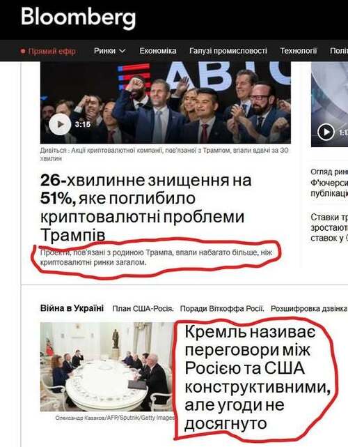 "Активи сім'ї Трампа (ABTC, ALTS) випереджають падіння криптовалюти" - Юрій Ніколов