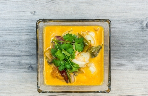 Бабусині страви: "Суп з каррі і морепродуктами"