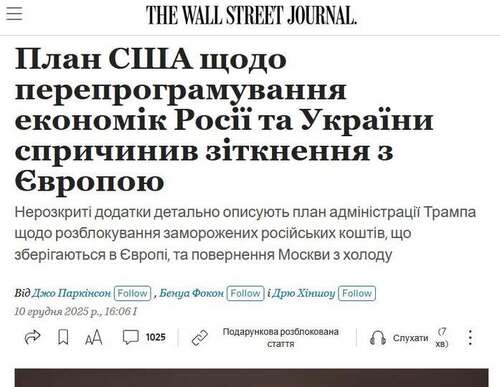 "План США щодо перебудови економіки Росії та України викликав конфлікт з Європою" - Юрій Ніколов