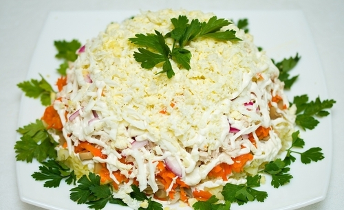 Бабусині страви: Салат "Мімоза"