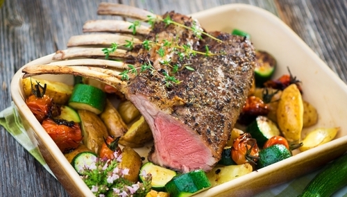 Бабусині страви: "М'ясо з овочами в духовці"