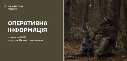 Оперативна інформація станом на 16:00 30.12.2025 щодо російського вторгнення