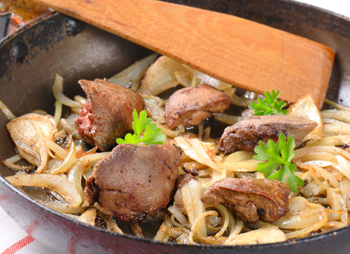 Бабусині страви: "Смажена куряча печінка"