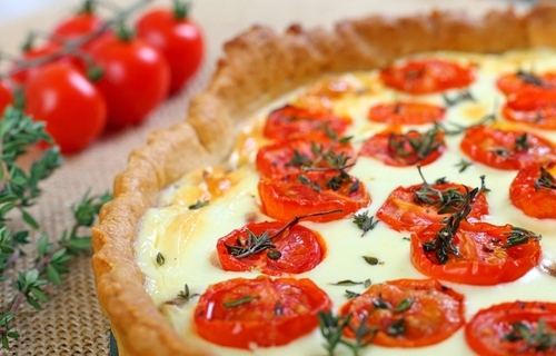 Бабусині страви: "Пиріг із томатами і гірчицею"