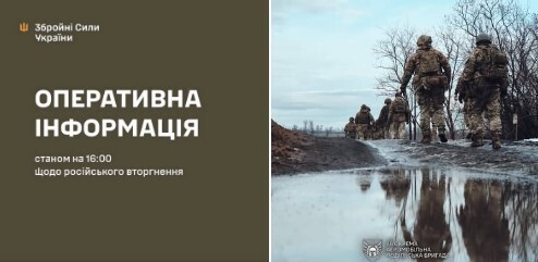 Оперативна інформація станом на 16:00 14.01.2026 щодо російського вторгнення