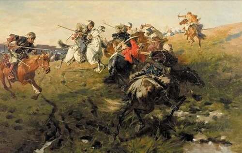 Коли козаки відступали з поля бою