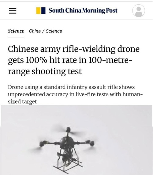 Китай випробував БПЛА, який може вести прицільну стрільбу