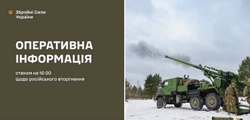 Оперативна інформація станом на 16:00 31.01.2026 щодо російського вторгнення