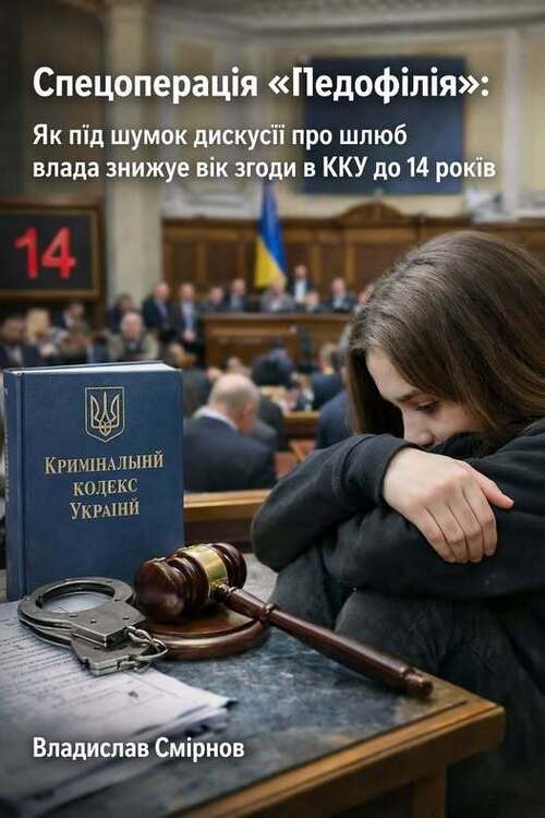 "Спецоперація «Державна педофілія»: Як влада будує конвеєр постачання дітей для втіхи дорослих" - Владислав Смірнов