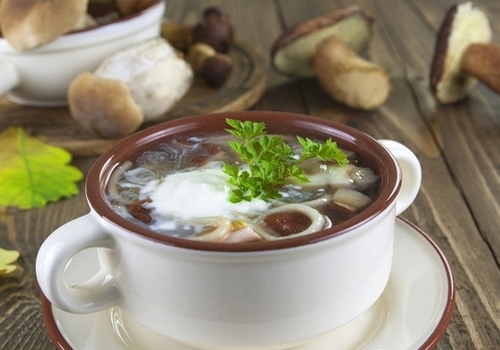 Маміни секрети "Грибний суп з галушками"